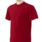 red t-shirt