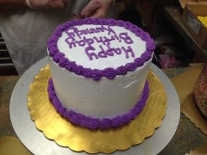 Cake before photo